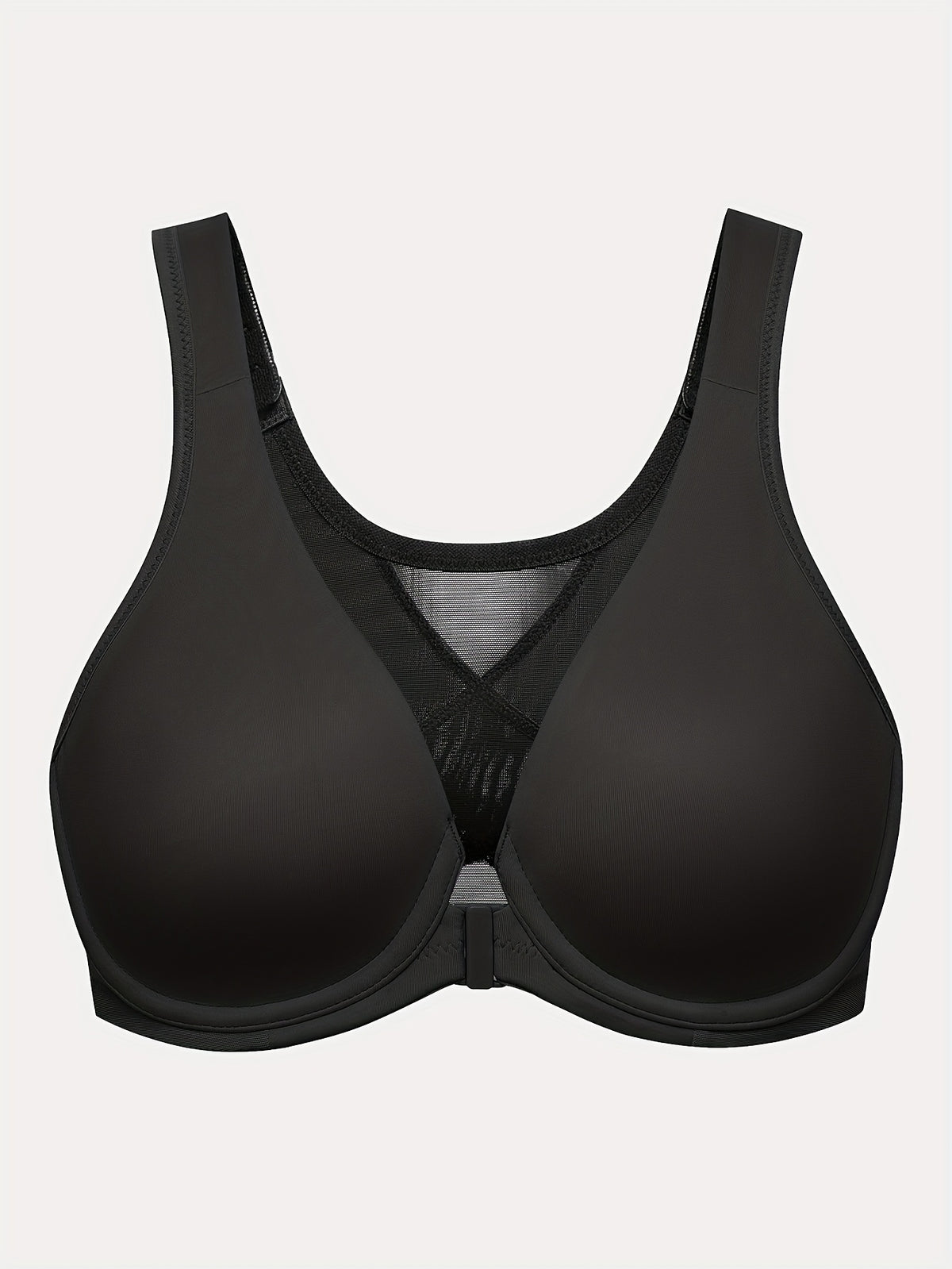 Soutien-gorge grande taille, croisillon de mesh dans le dos