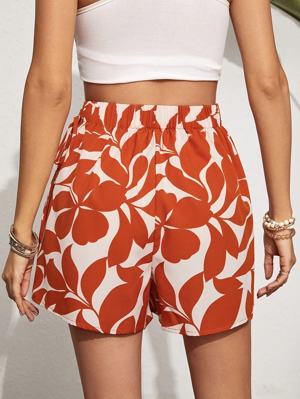 Short grande taille, esprit vacances, tissu opaque