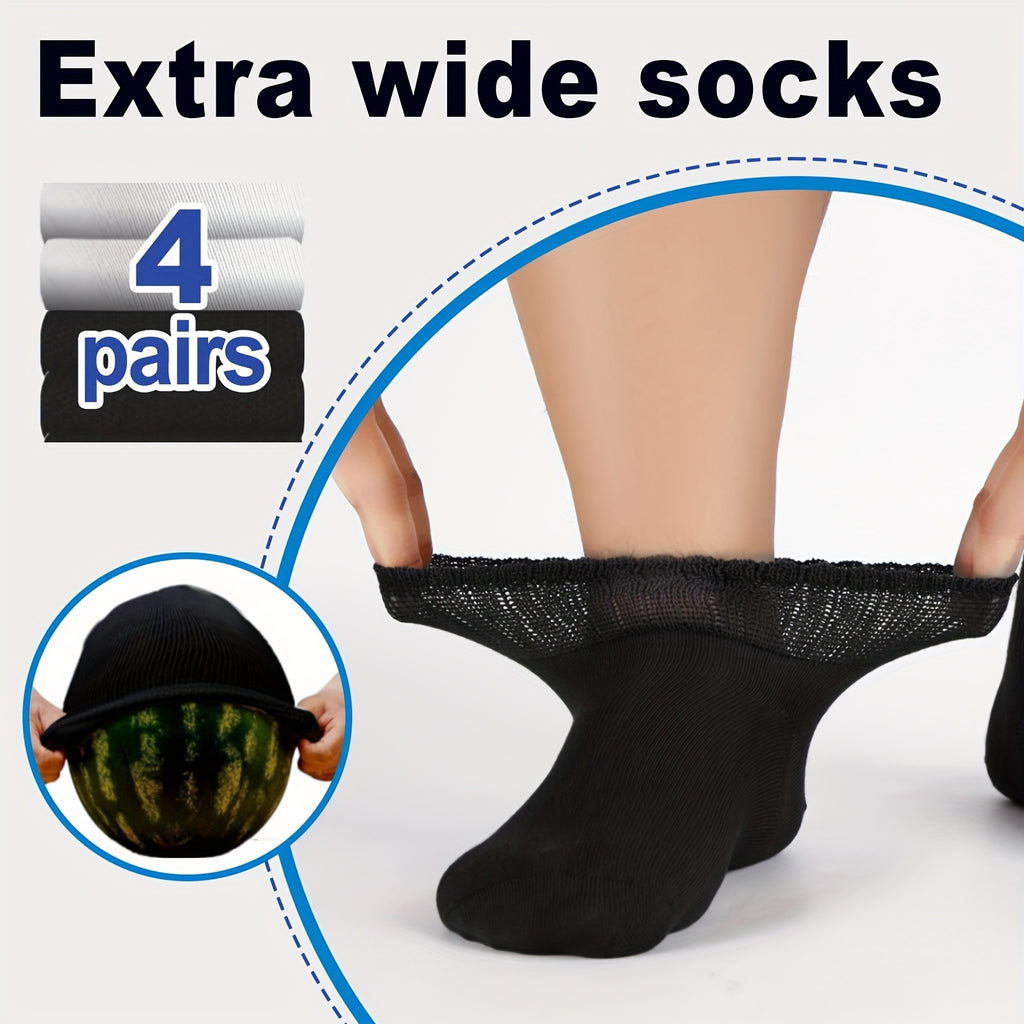 Chaussettes grande taille, coupe ample, tombé fluide — matière : viscose