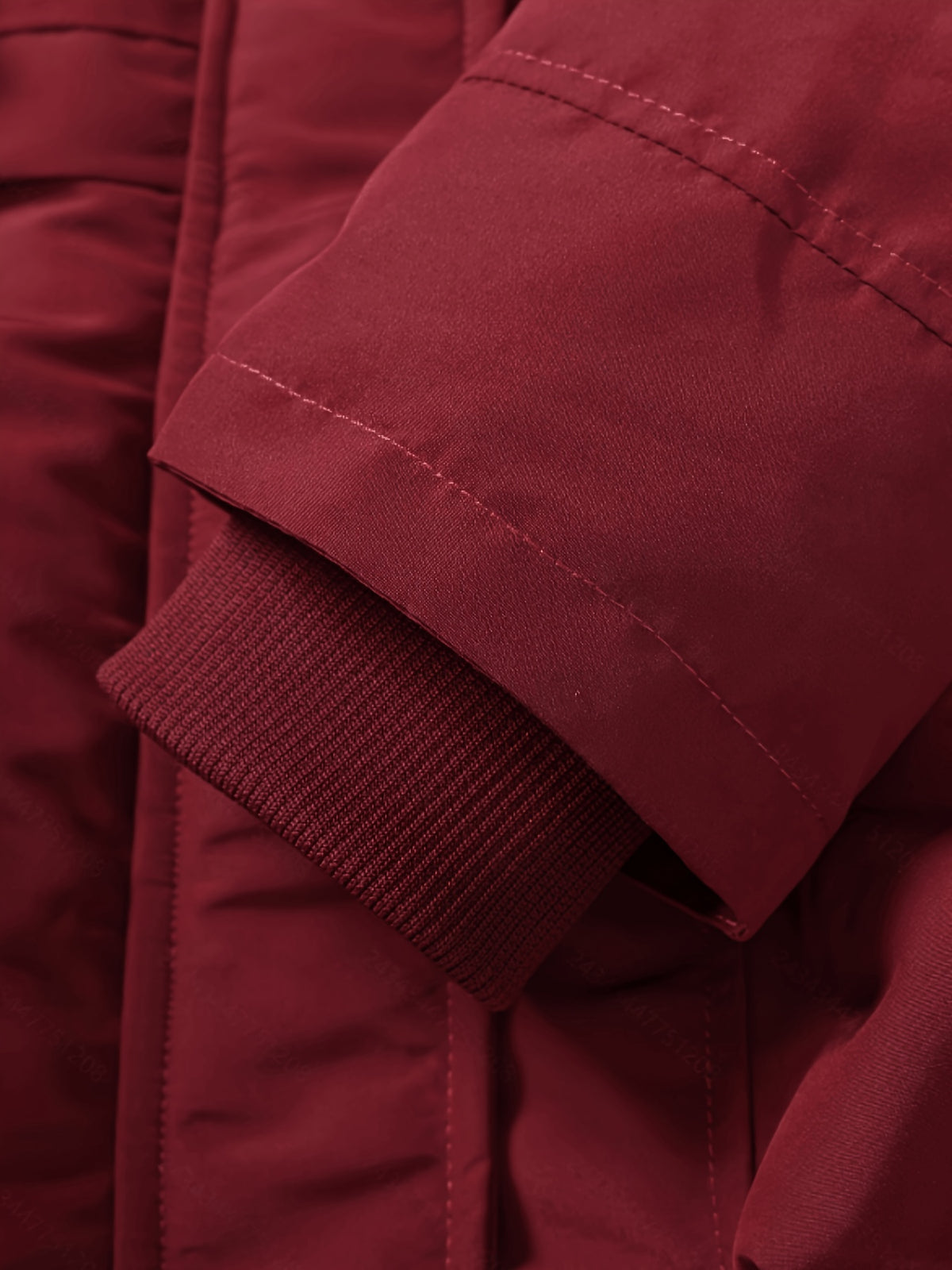 Veste grande taille, coupe oversize, longueur midi, cordon de serrage, vu de dos