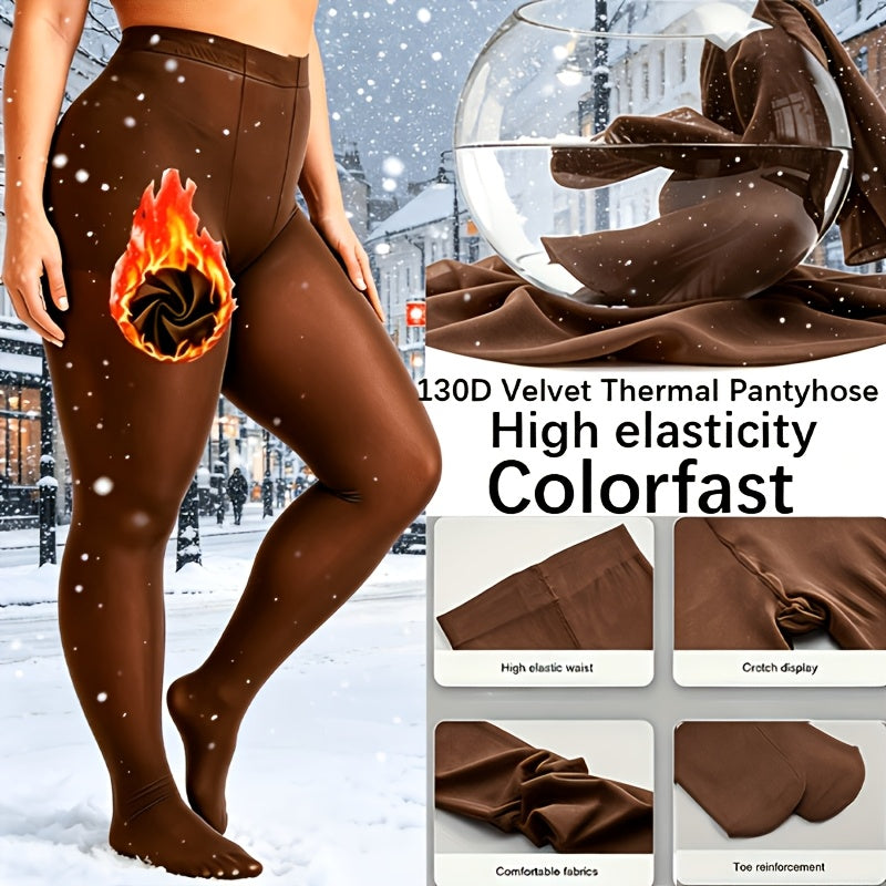Collant grande taille — Coupe ample et doublure
