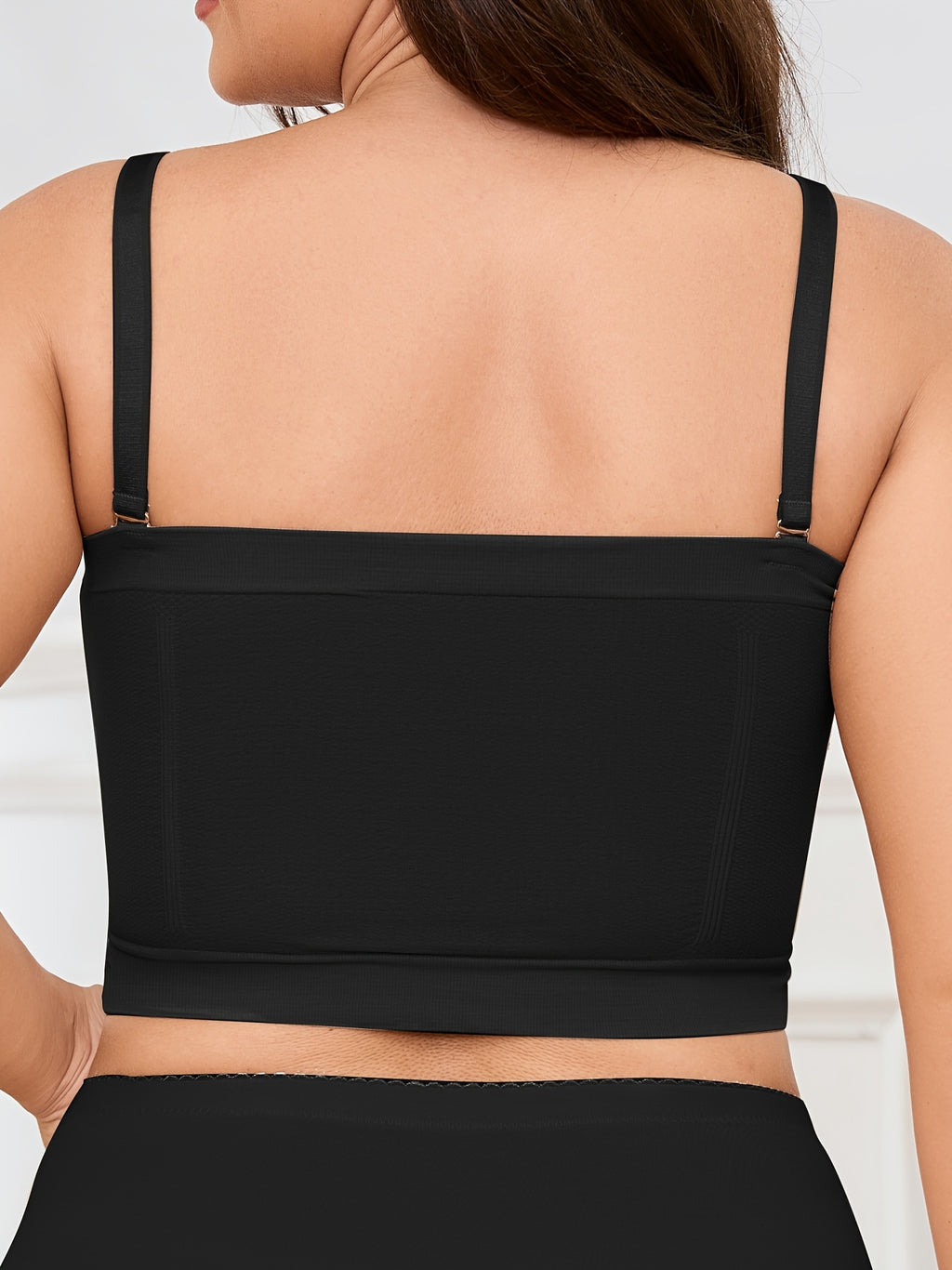 Brassière bandeau grande taille — Double couche sans couture