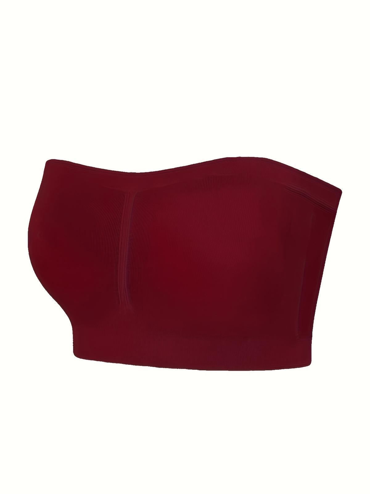 Brassière bandeau grande taille — Double couche sans couture