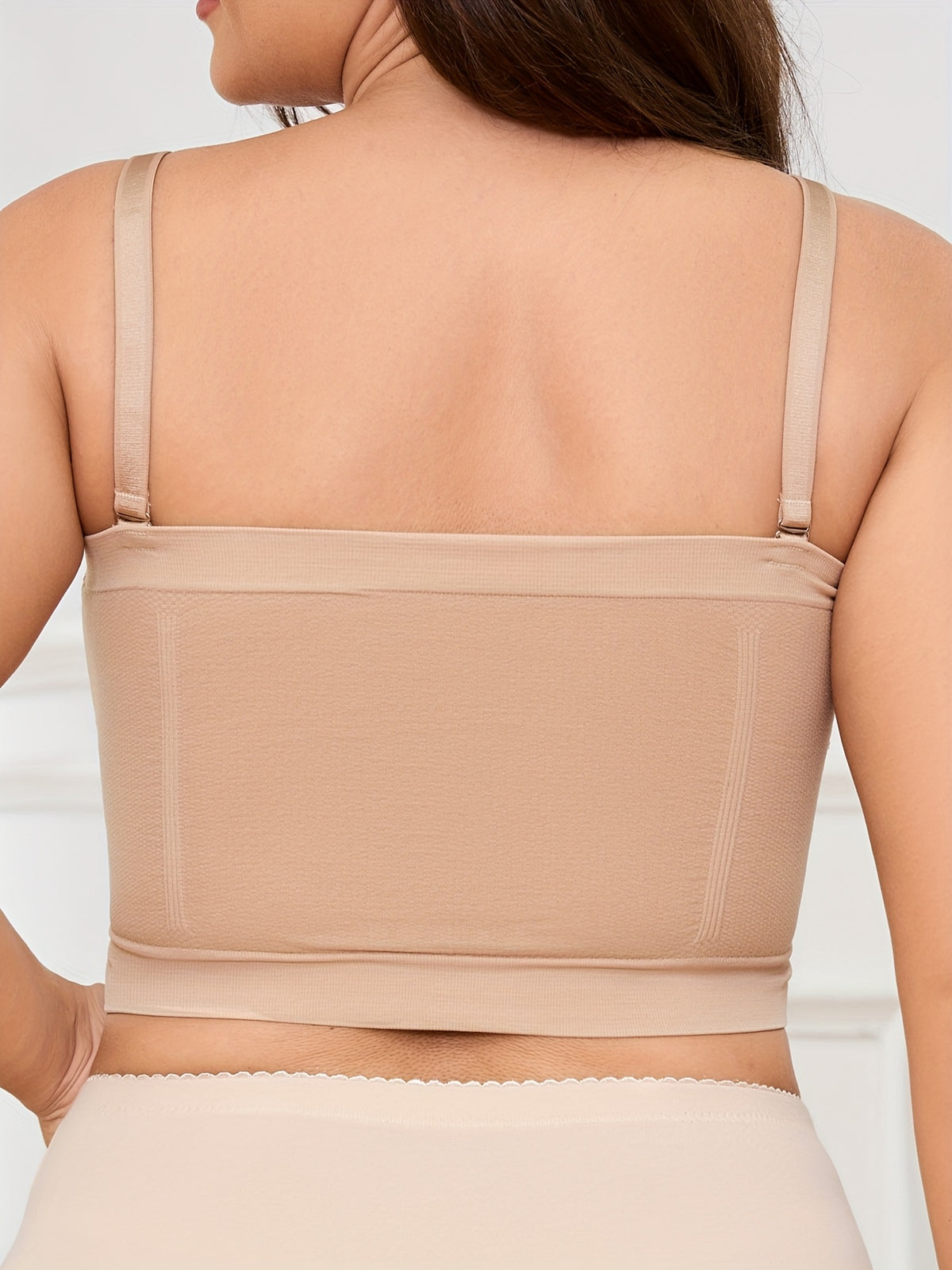 Brassière bandeau grande taille — Double couche sans couture