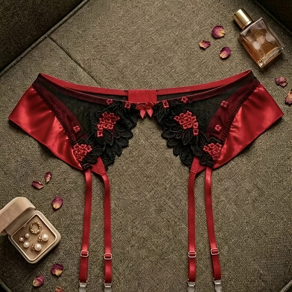 Collant grande taille à broderies