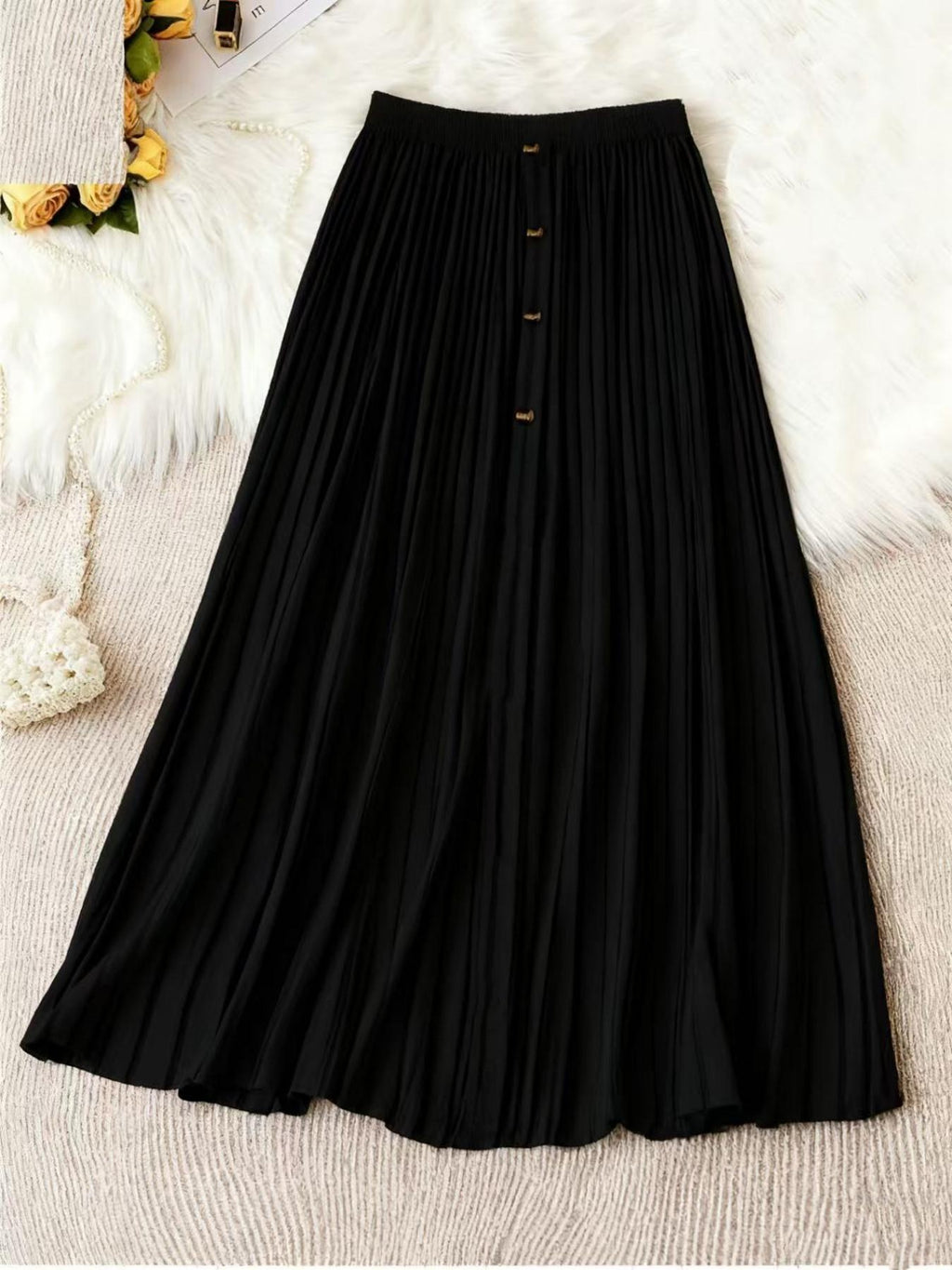 Robe grande taille, coupe longue, détail du tissu