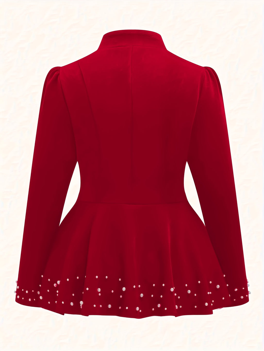 Pull grande taille, coupe oversize, col montant, vue de profil