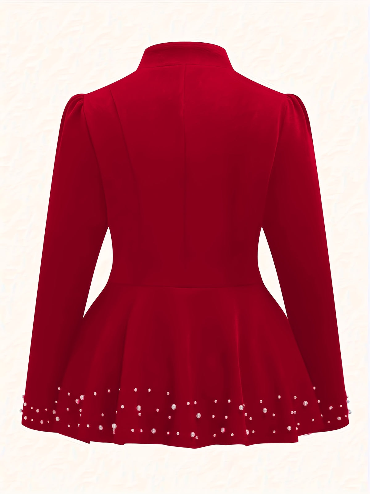 Pull grande taille, coupe oversize, col montant, vue de profil