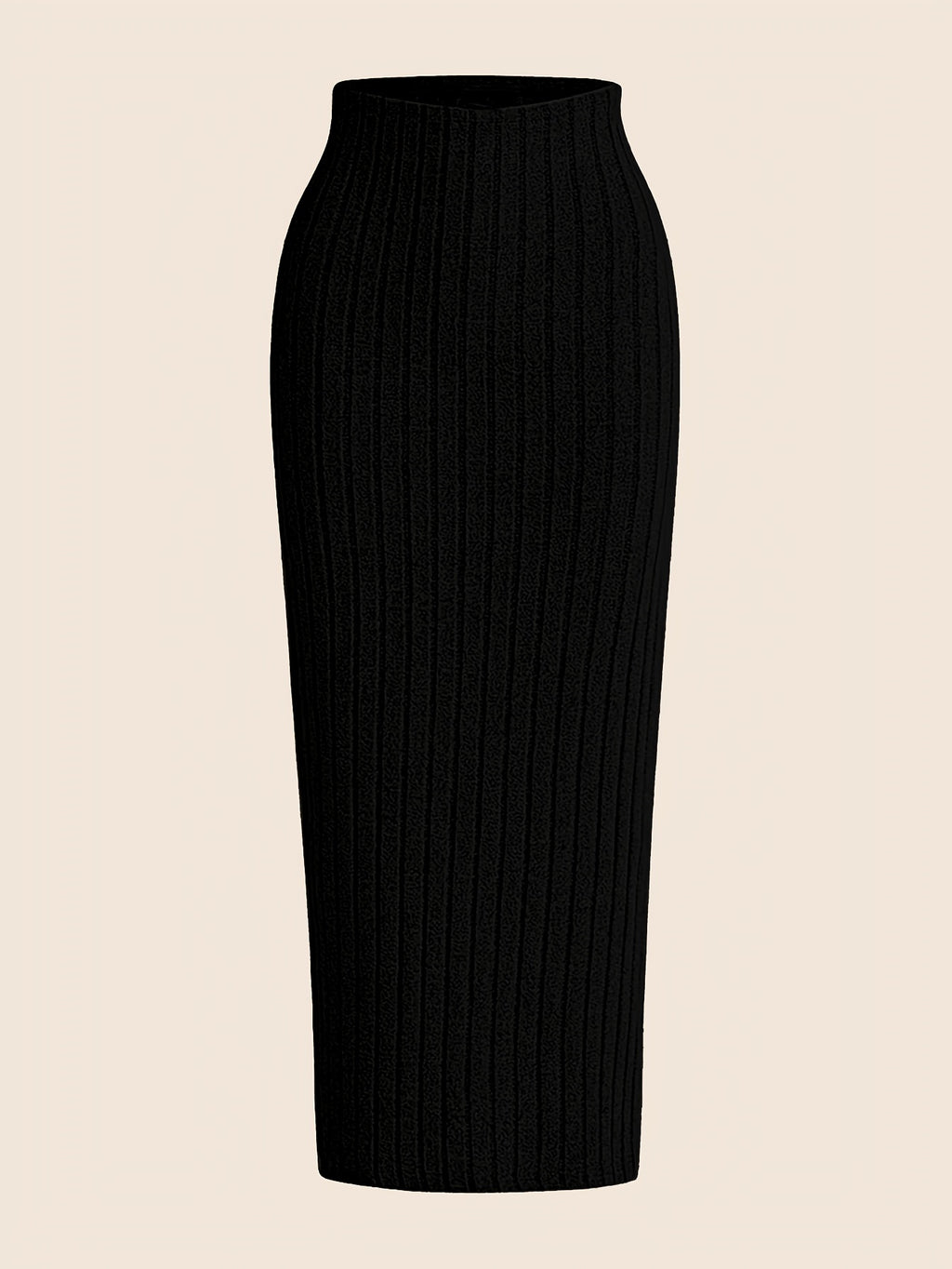 Ensemble grande taille, allure élégante, vu de dos