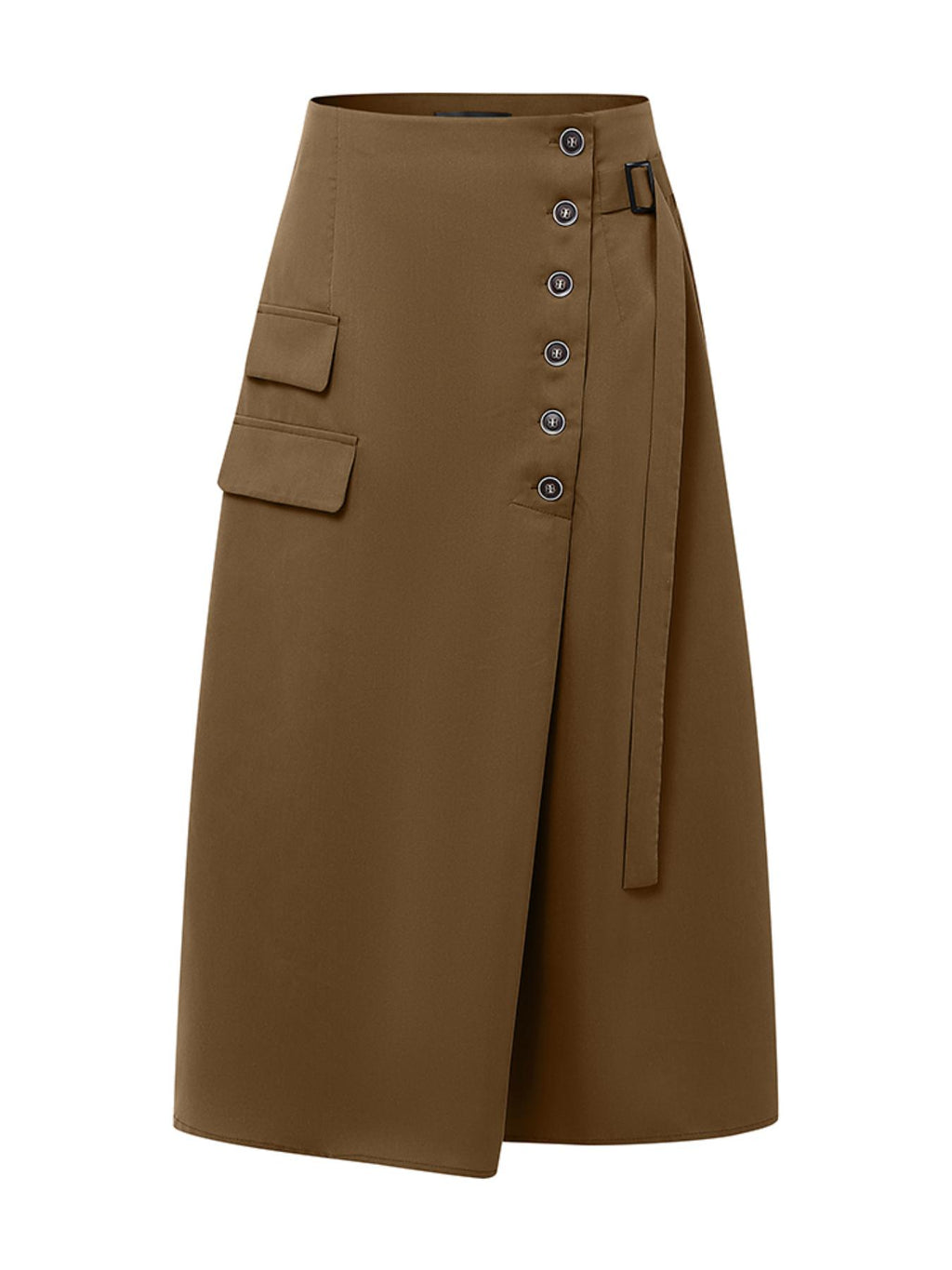 Jupe grande taille, coupe évasée, fente, visuel produit