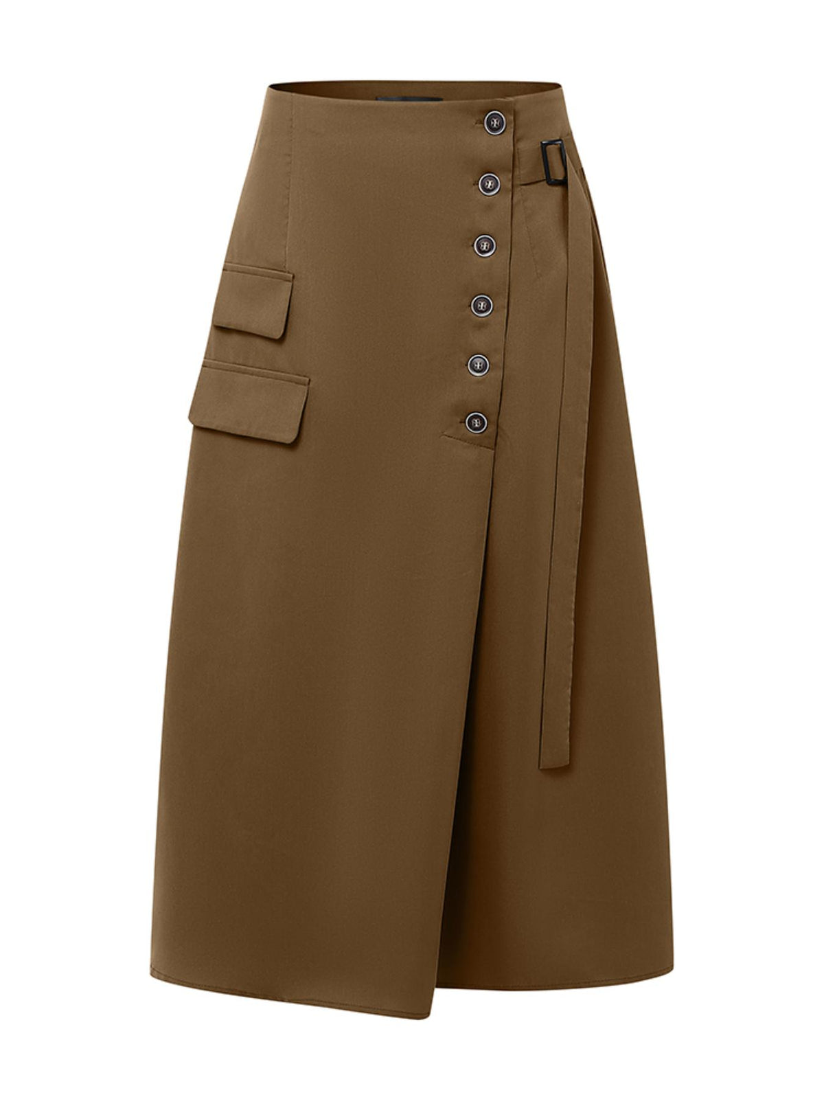 Jupe grande taille, coupe évasée, fente, visuel produit