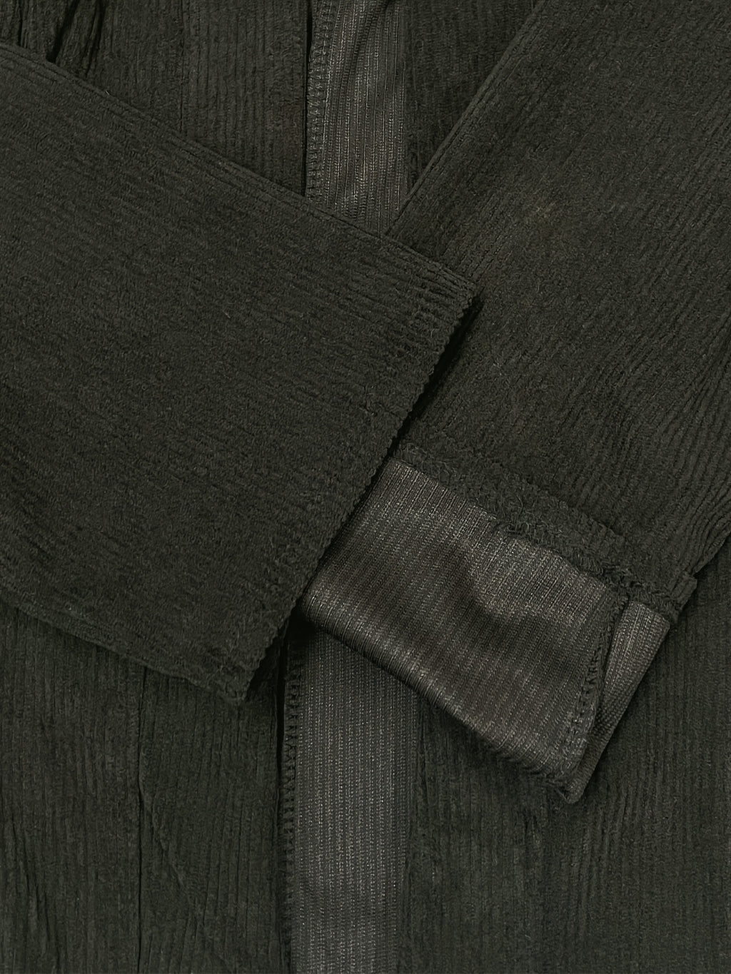 Veste grande taille en velours côtelé — composition : 100% Polyester