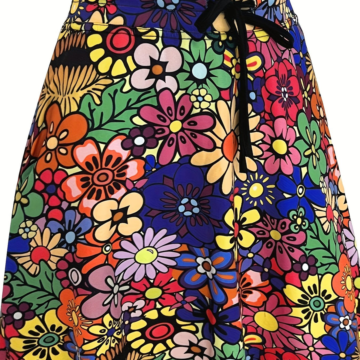 Short grande taille, coupe droite, poches pratiques — composition : 95% Polyester, 5% Élasthanne