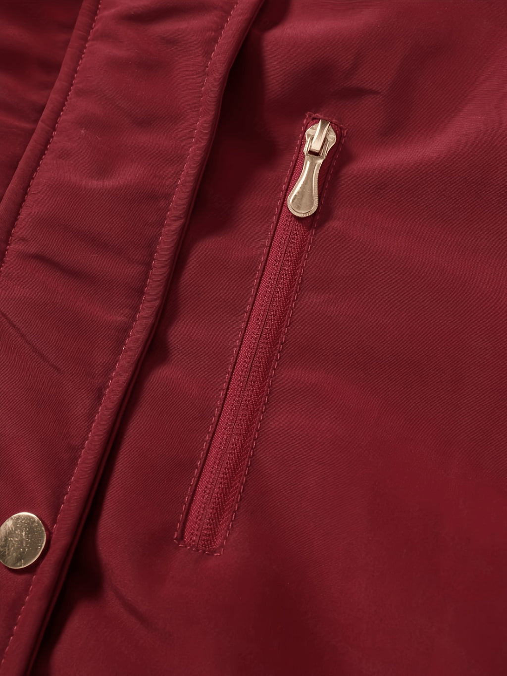 Veste grande taille, coupe oversize, longueur midi, cordon de serrage, vue de profil