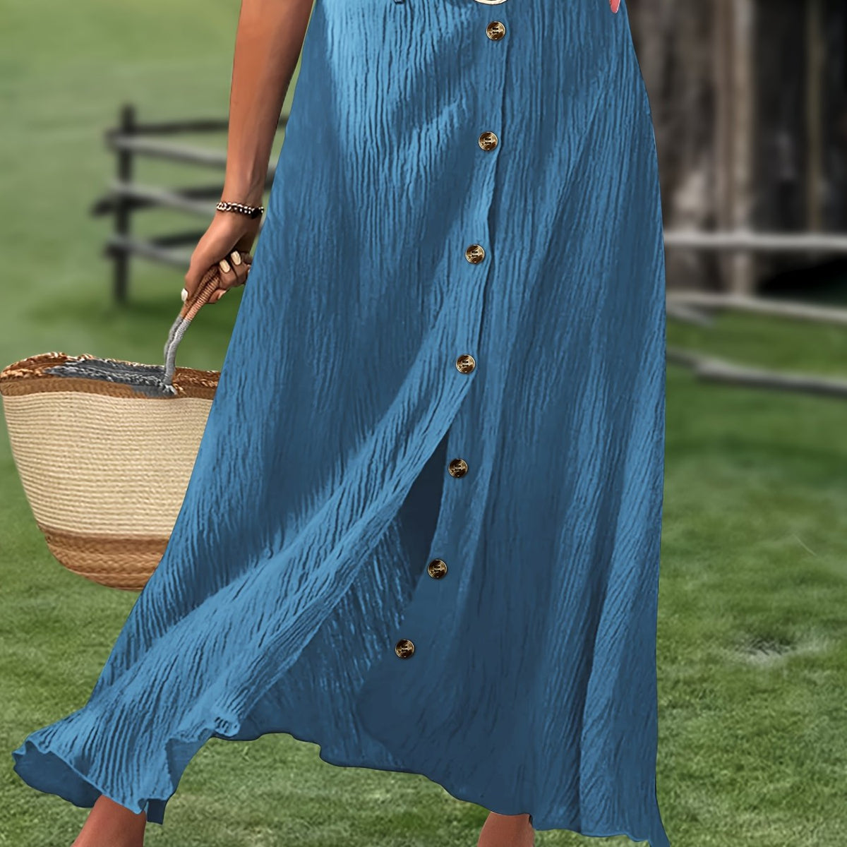 Robe grande taille, coupe évasée, ceinture assortie, ligne nette, tissu opaque