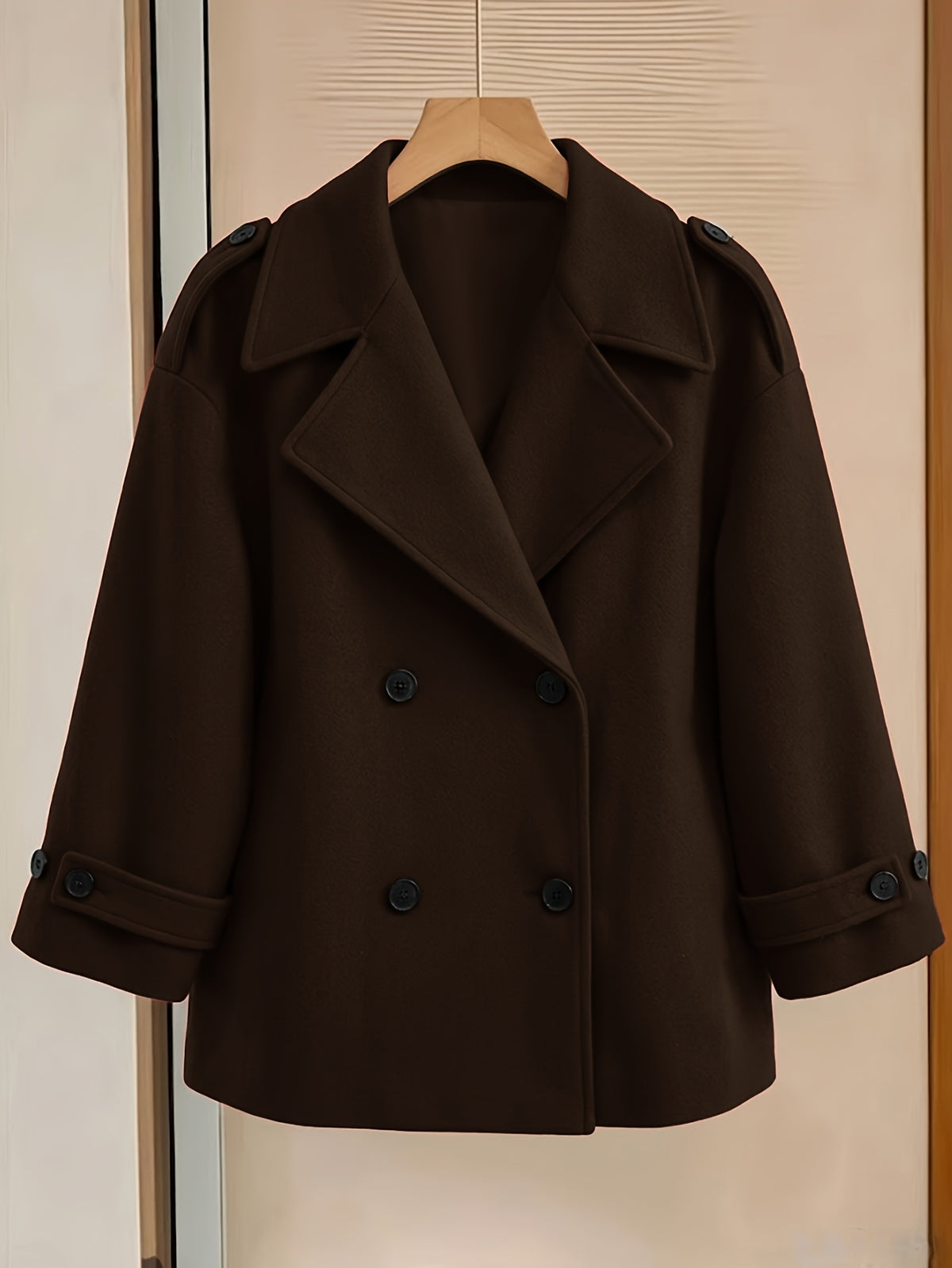 Manteau grande taille, doublure, mise en situation