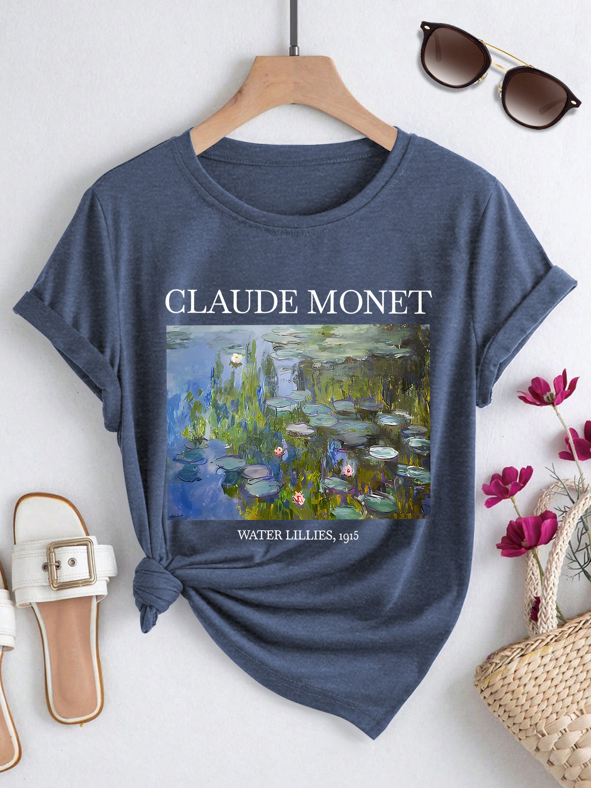 T-shirt grande taille, coupe ample, manches courtes, visuel produit