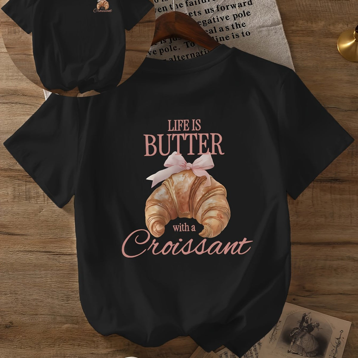 T-shirt grande taille, manches courtes — matière : polyester Image