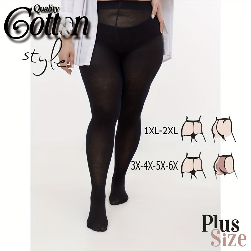 Collant grande taille — Toucher naturel, vu de dos