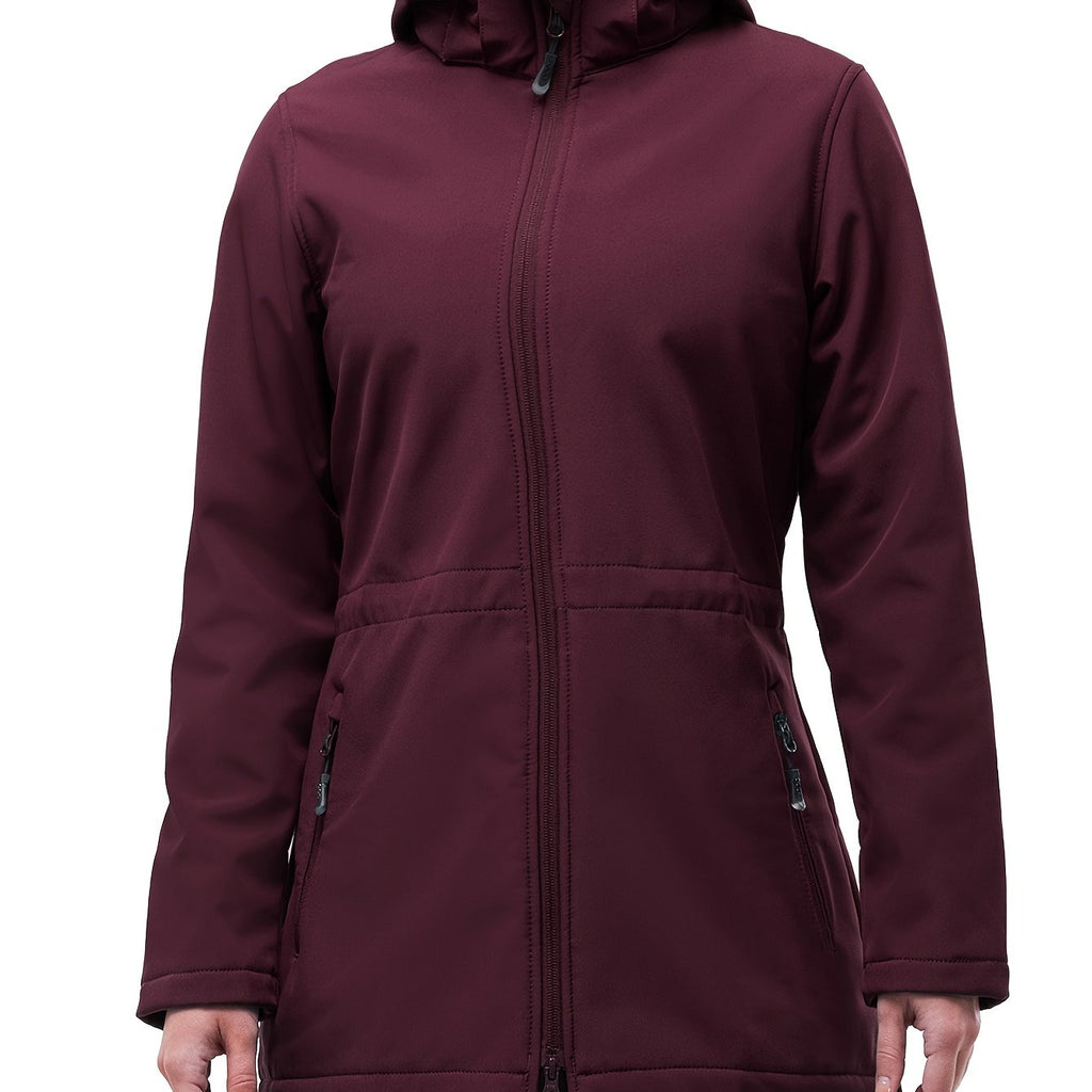 Veste grande taille, capuche, chaleur d'hiver, coupe-vent, détail du tissu