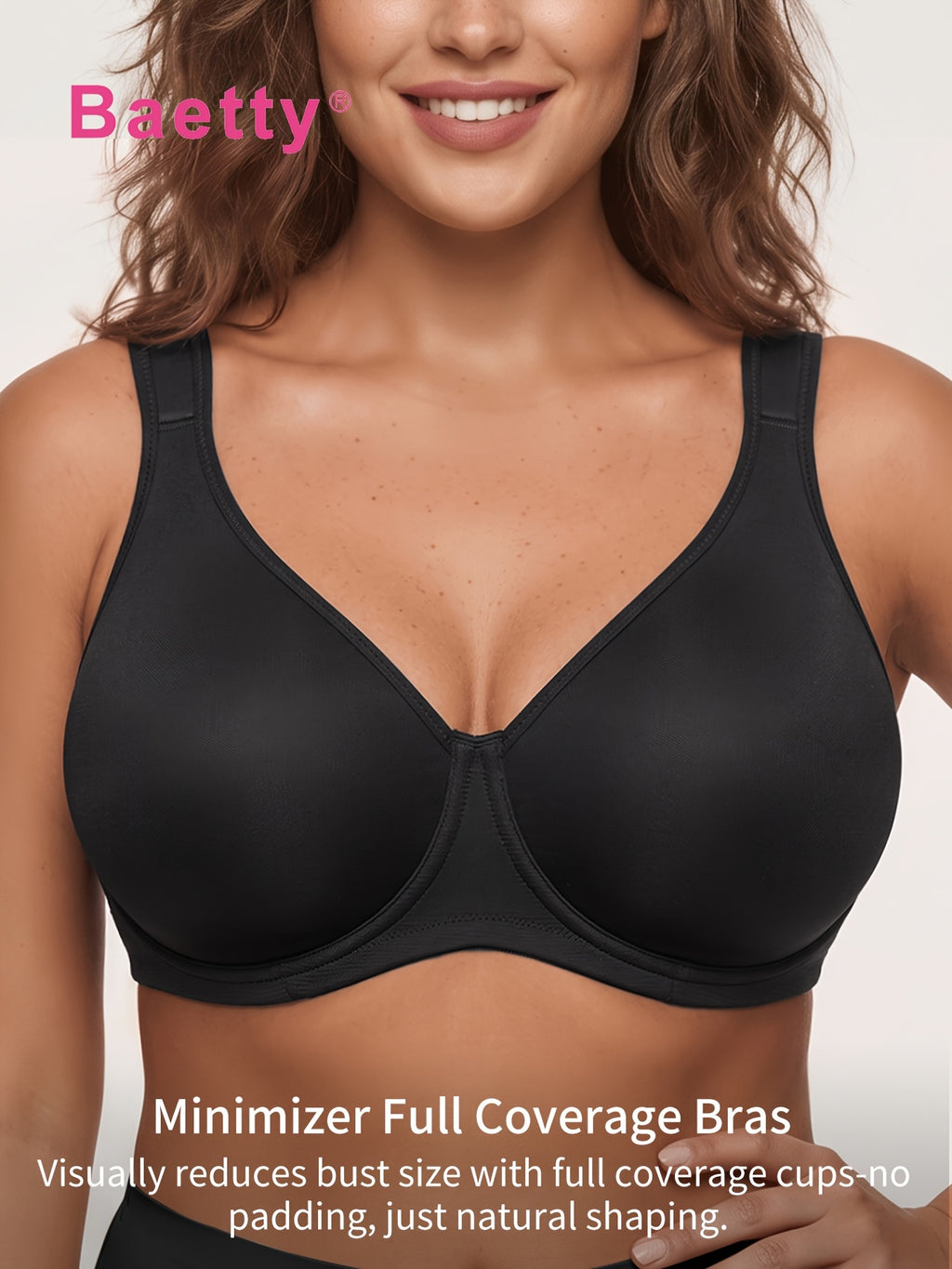 Soutien-gorge grande taille, mousse, épaules larges