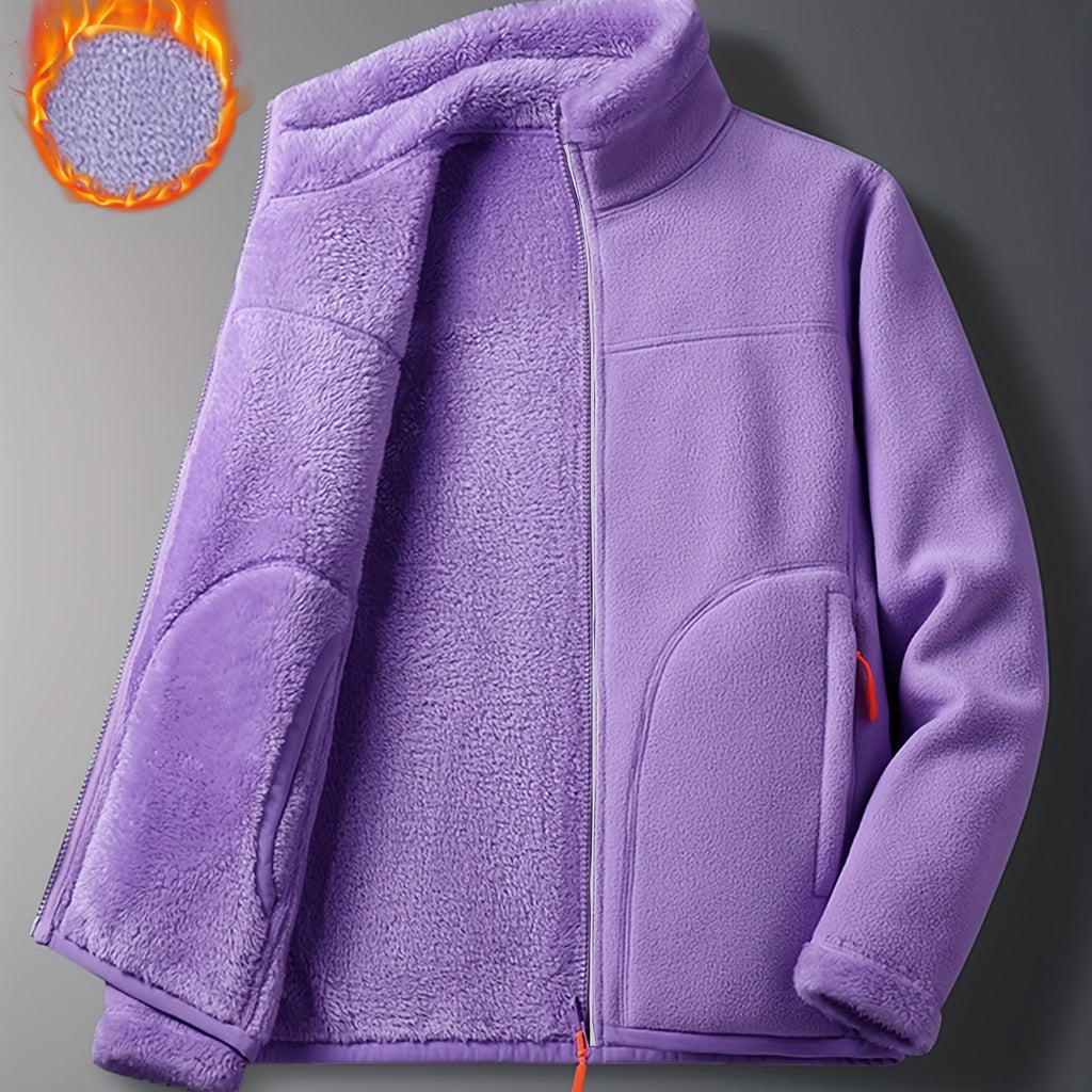 Veste grande taille, chaleur d'hiver, esprit sportif, tissu opaque