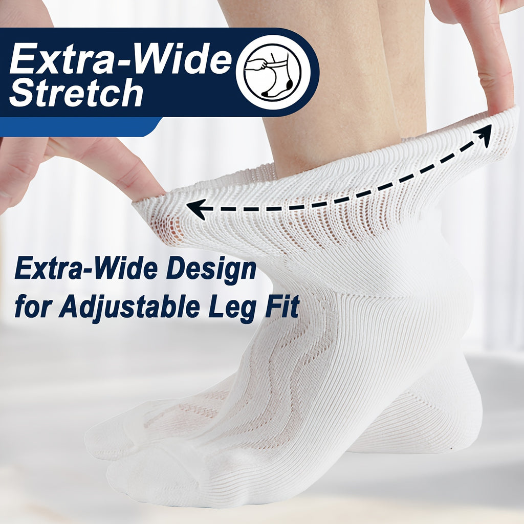 Chaussettes grande taille, coupe ample, tombé fluide — matière : viscose