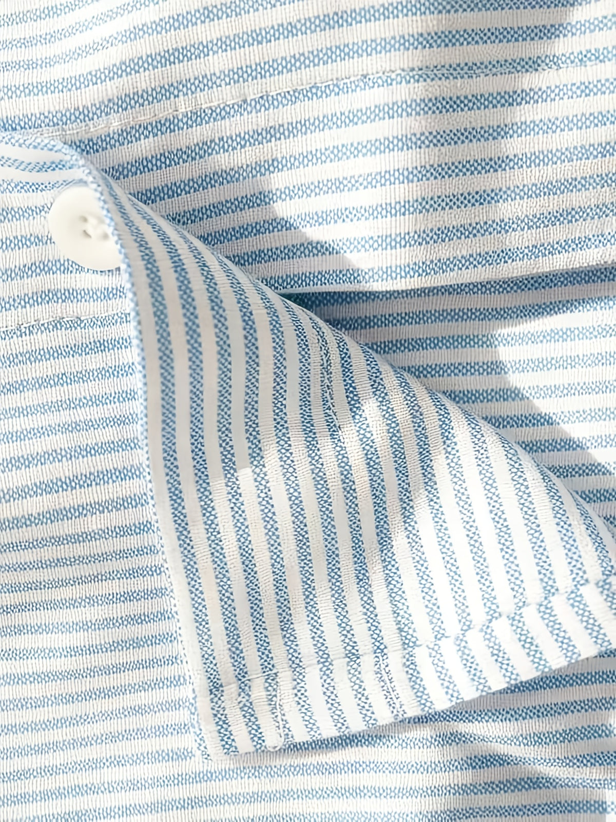Chemise grande taille à rayures, coupe oversize, col à revers, manches longues, porté de face