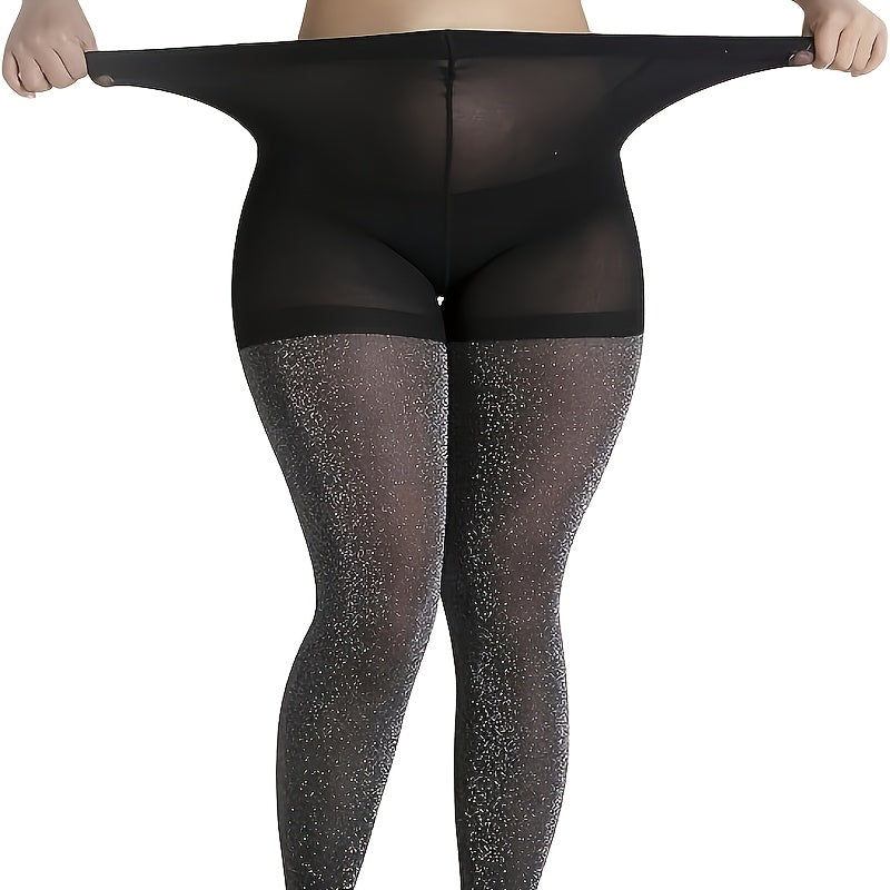 Collant grande taille — matière : polyester