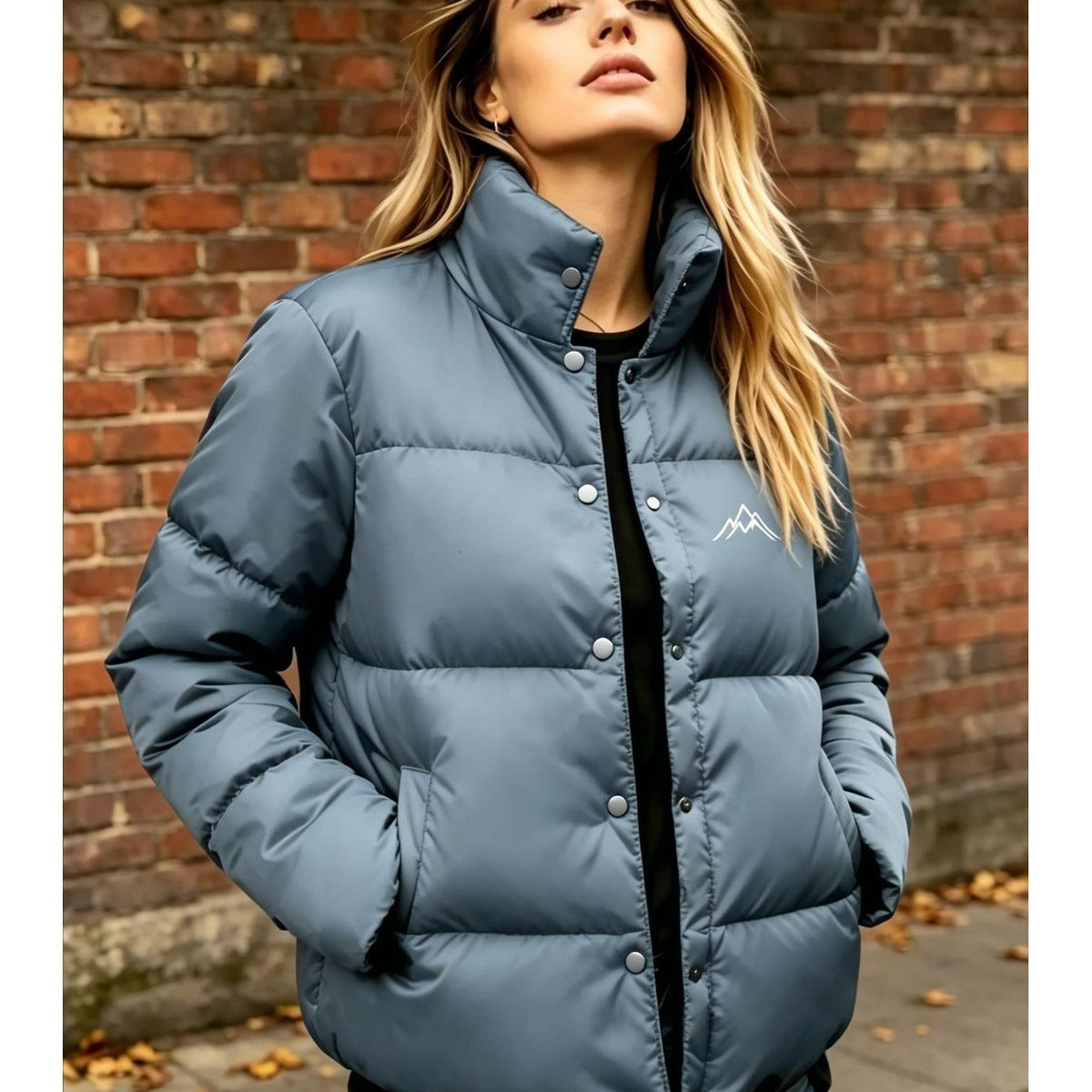 Manteau grande taille, chaleur d'hiver, coupe-vent, détail du tissu