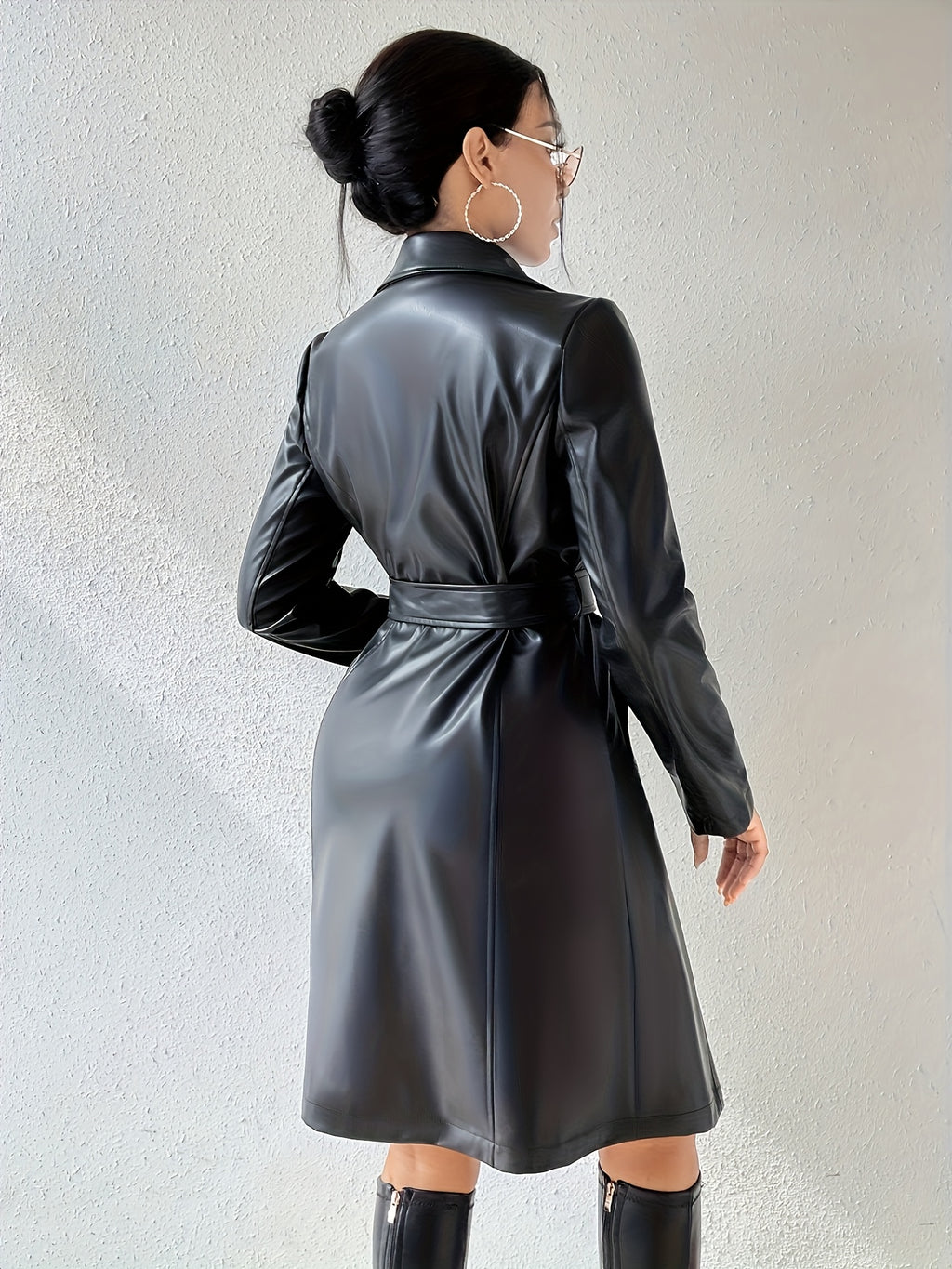 Trench grande taille, tissu opaque