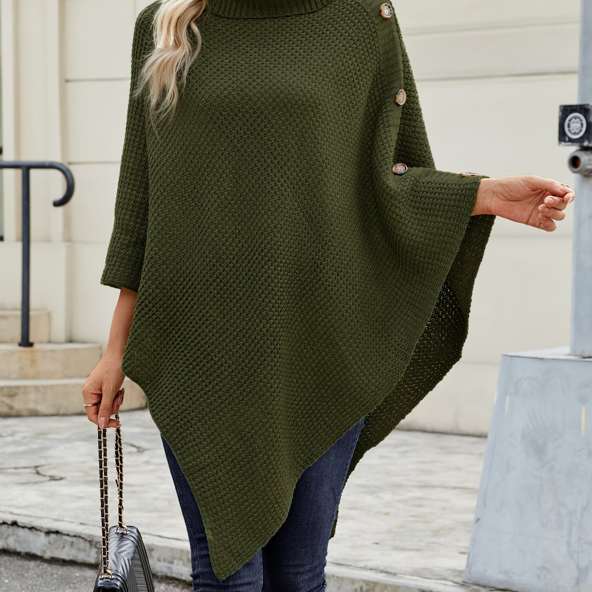 Pull grande taille en maille, maille souple — matière : maille
