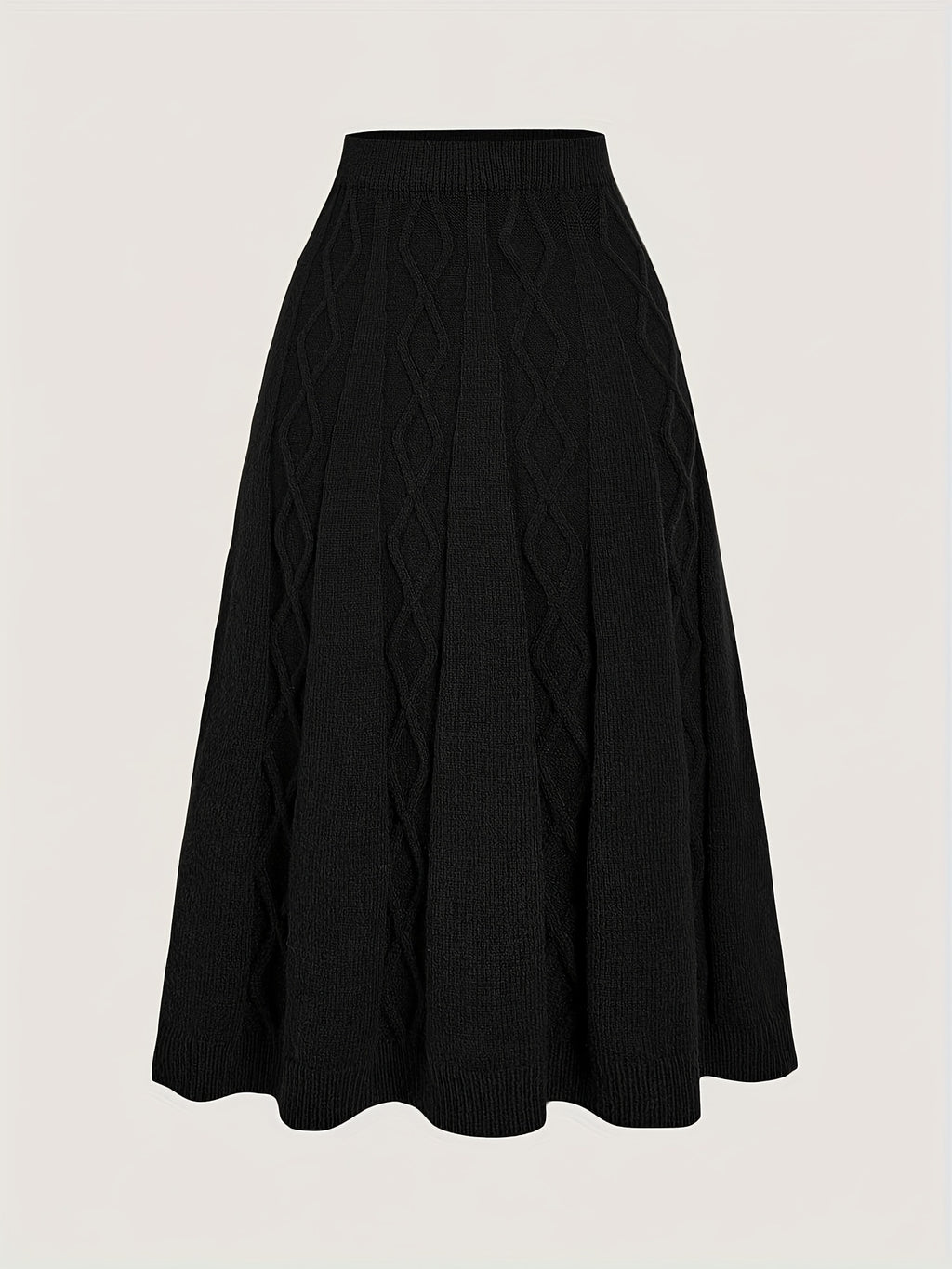 Jupe grande taille, chaleur d'hiver