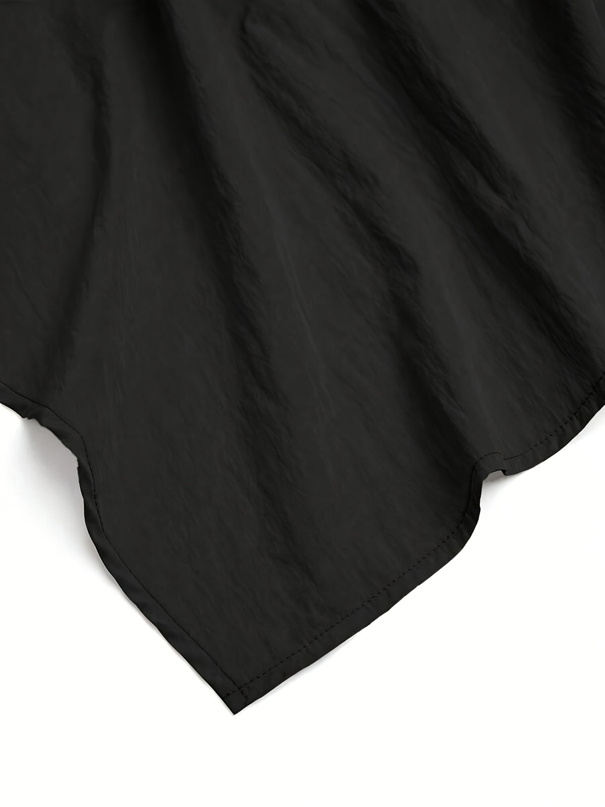 Robe grande taille, coupe ample, manches longues, vu de dos