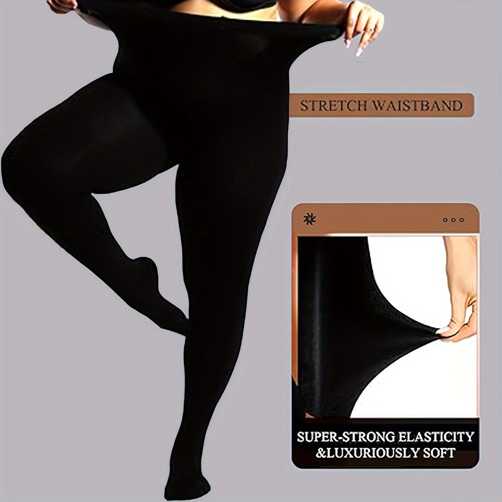 Legging grande taille — Allure élégante, vu de dos