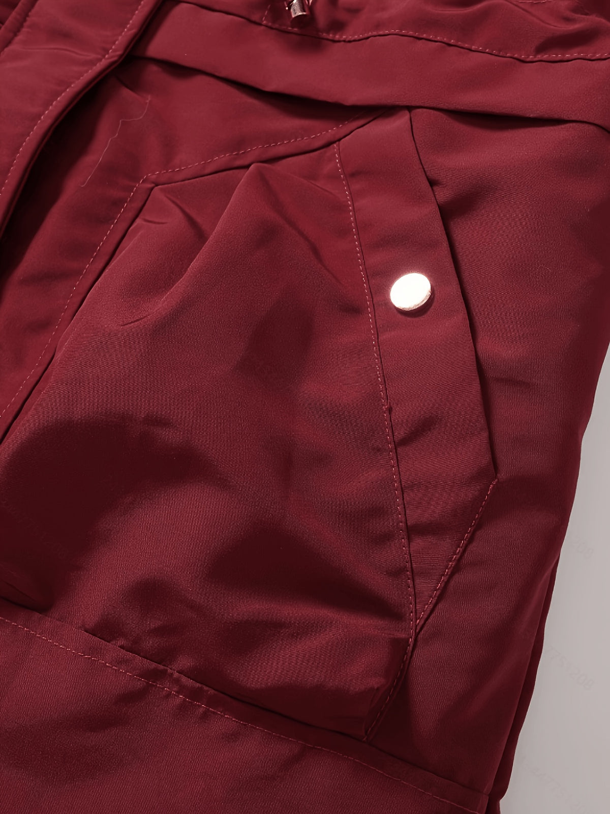 Veste grande taille, coupe oversize, longueur midi, cordon de serrage, autre coloris