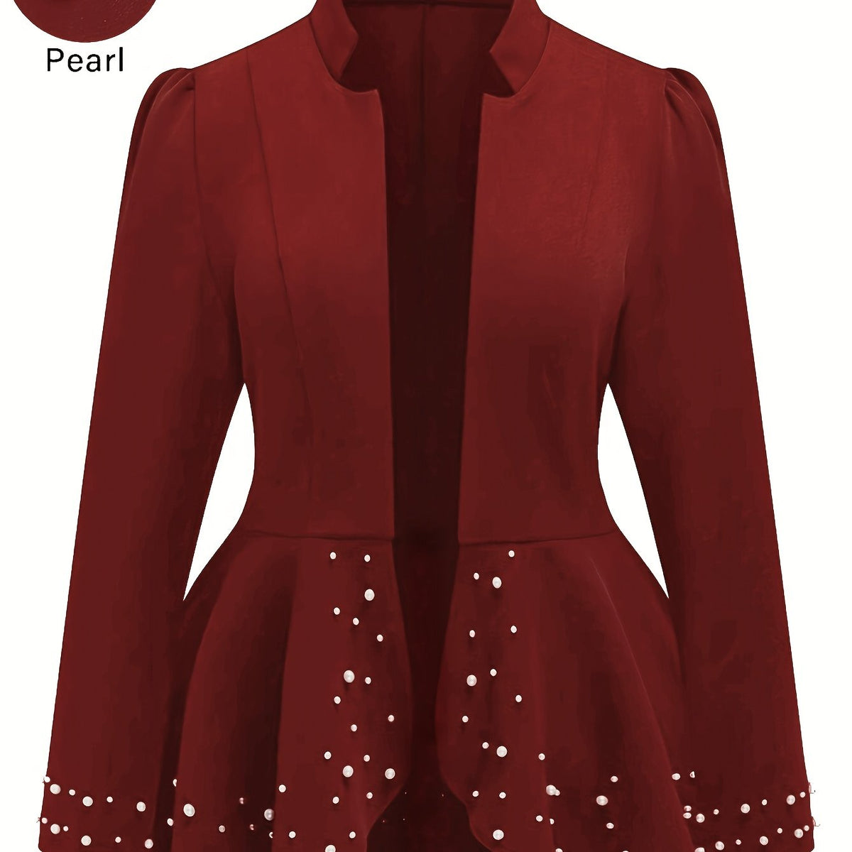 Pull grande taille, coupe oversize, col montant, détail du tissu