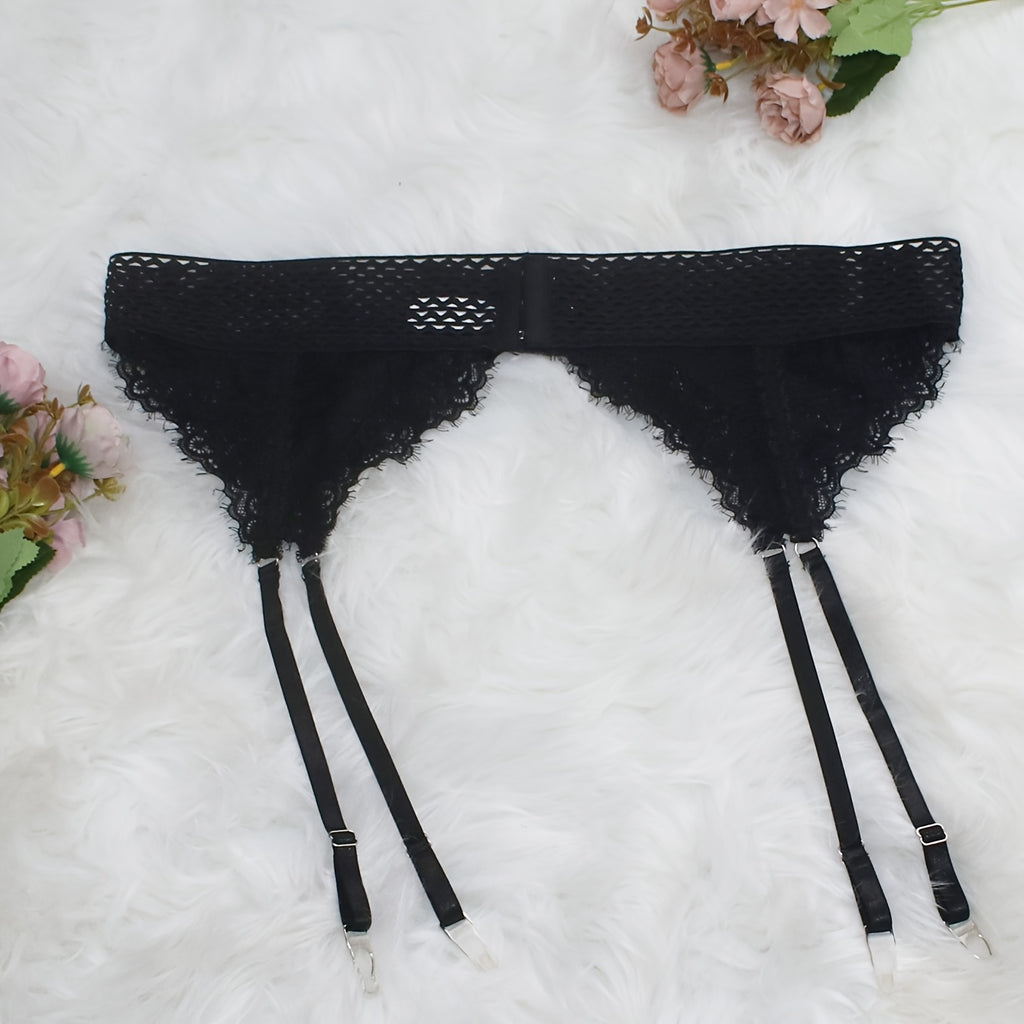 Collant grande taille en dentelle — composition : 90% Polyester, 10% Élasthanne
