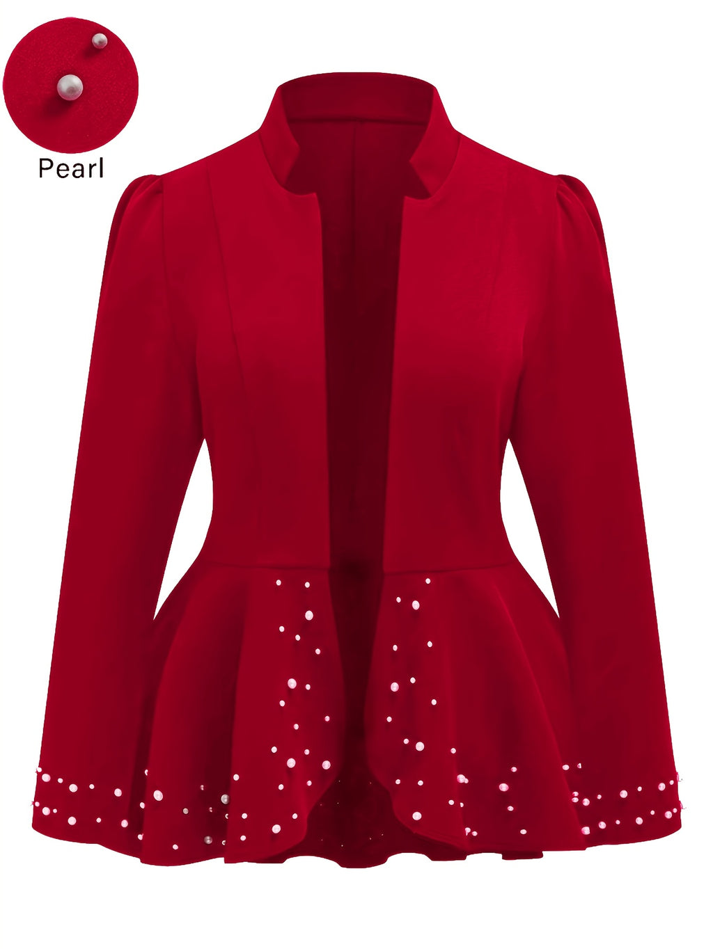 Pull grande taille, coupe oversize, col montant, mise en situation