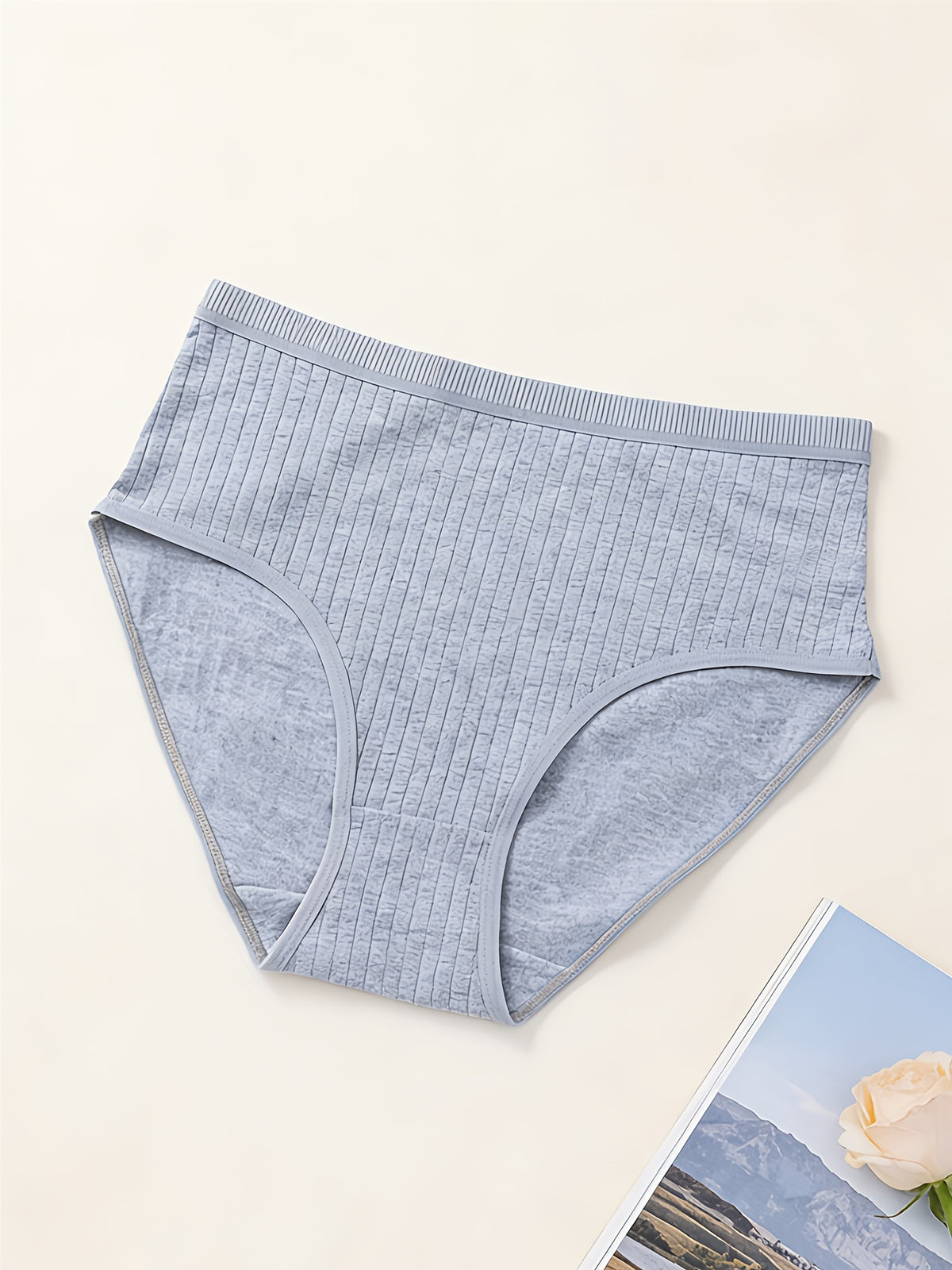 Culotte grande taille, toucher naturel, ligne épurée — composition : 95% Coton, 5% Élasthanne Image
