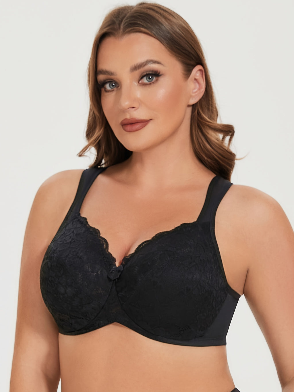 Soutien-gorge en dentelle florale grande taille — 39 tailles