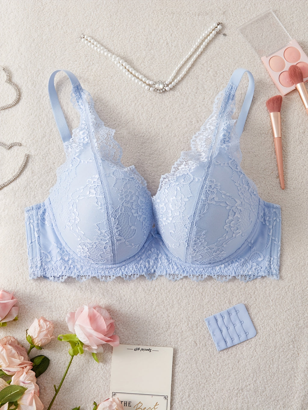 Soutien-gorge grande taille — Dentelle festonnée six coloris