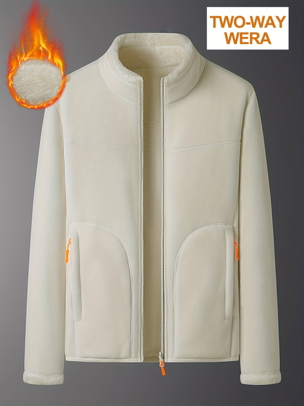 Veste grande taille, chaleur d'hiver, esprit sportif, détail du tissu