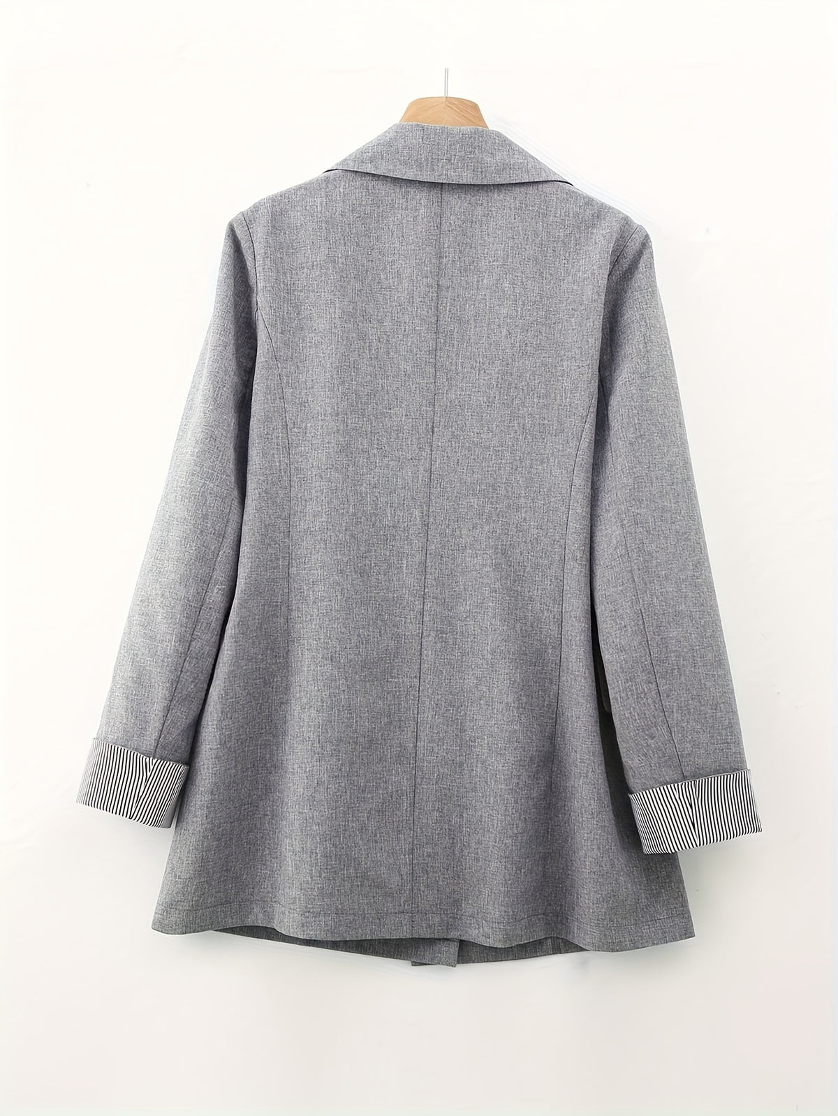Veste grande taille, col à revers — composition : 100% Polyester