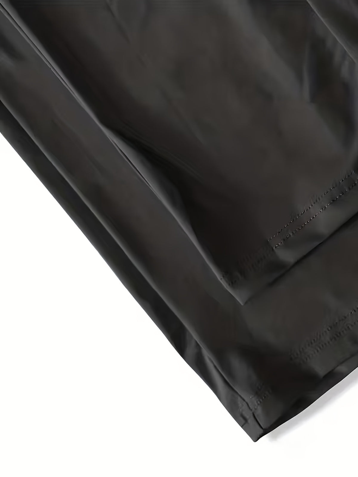 Pantalon grande taille, poches plaquées, vu de dos
