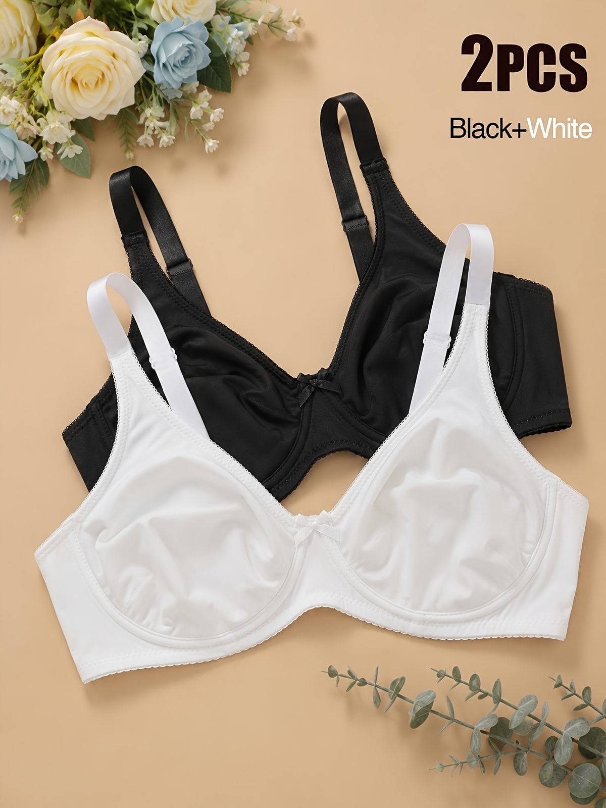 Soutien-gorge grande taille — Duo de teintes, bonnets C et D