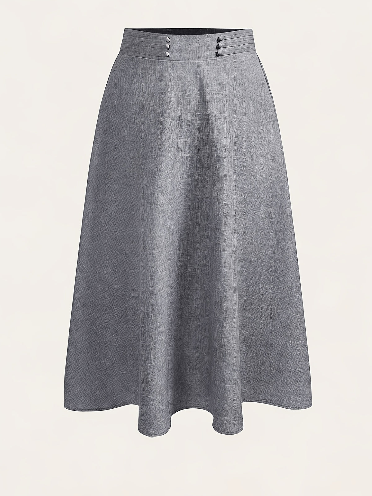 Jupe grande taille, coupe évasée, allure élégante — composition : 100% Polyester Image