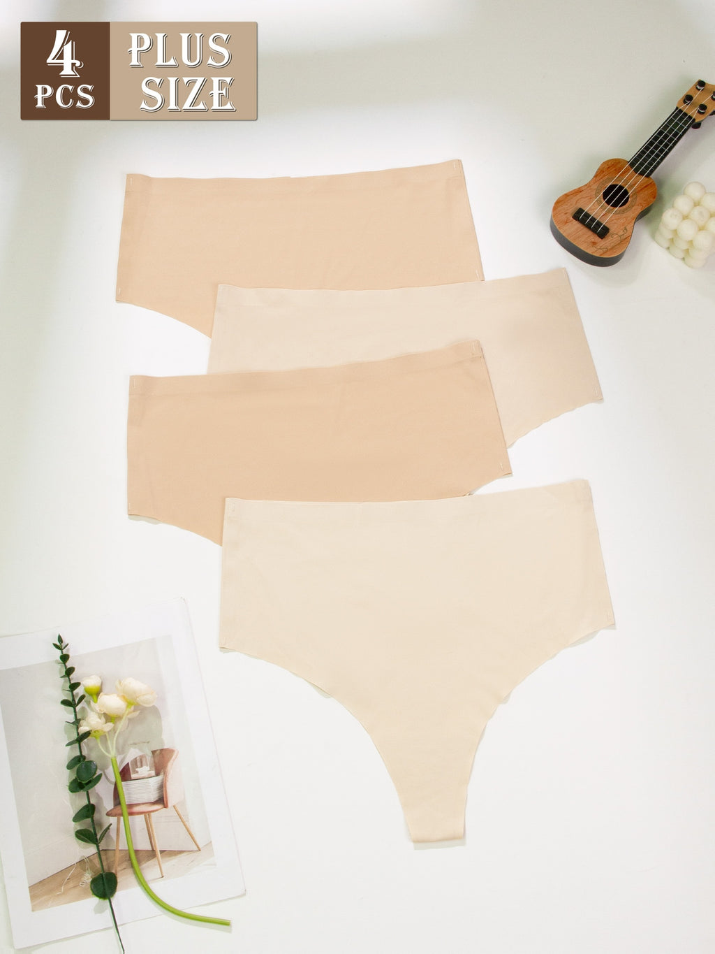 Culotte grande taille, ligne affirmée, détail du tissu