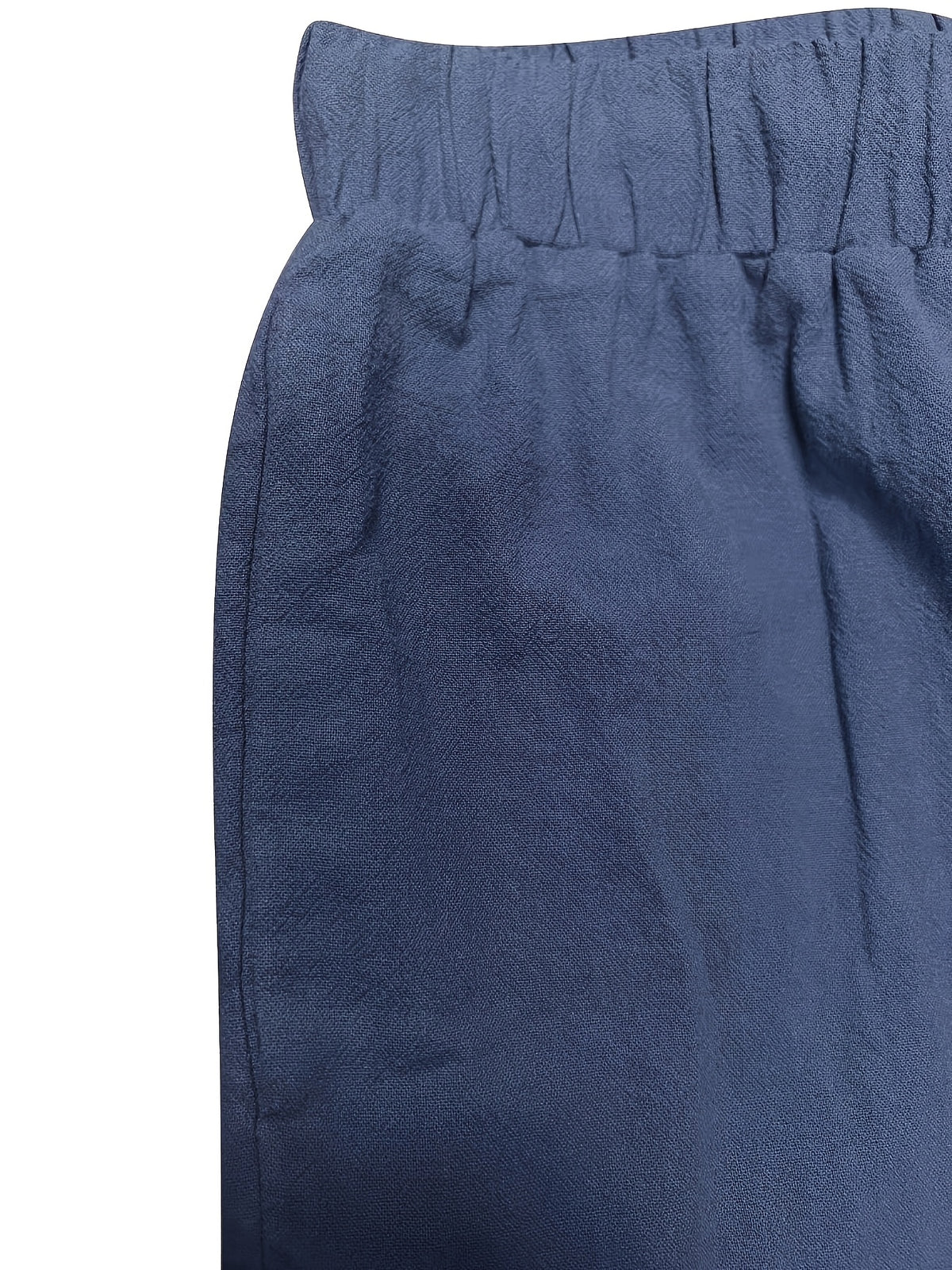 Ensemble grande taille en lin, coupe ample, tenue souple