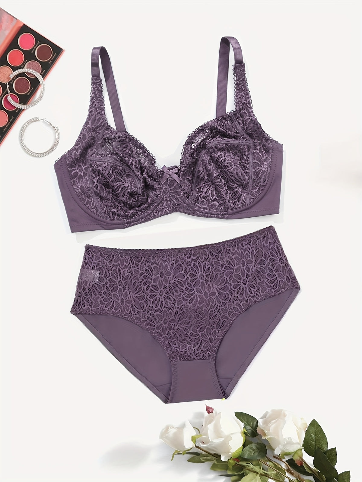 Ensemble lingerie grande taille, bonnet armaturé